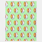 Mexicaanse Pozole Rojo De Pollo Fleece Deken (Voorkant)