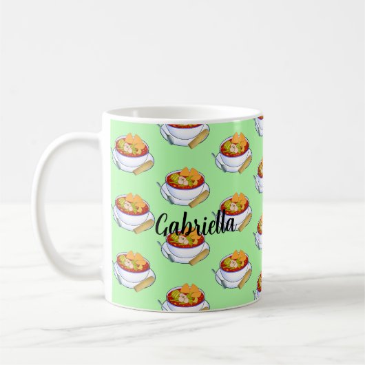 Mexicaanse Pozole Rojo De Pollo Koffiemok (Links)