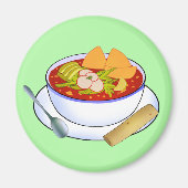 Mexicaanse Pozole Rojo De Pollo Magneet (Voorkant)