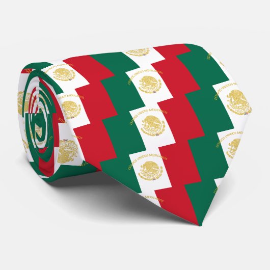 Mexicaanse president, Mexicaanse vlag Stropdas (Opgerold)