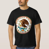 Mexicaanse Pride (Eagle van Mexicaanse vlag) T-shirt (Voorkant)