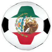 Mexicaanse Pride Futbol: Mexicaanse vlag en wapens Voetbal (Gedraaid)