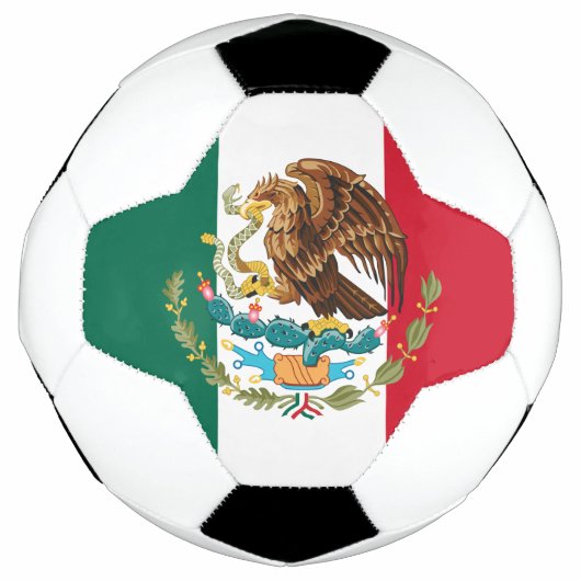 Mexicaanse Pride Futbol: Mexicaanse vlag en wapens Voetbal (Voorkant)