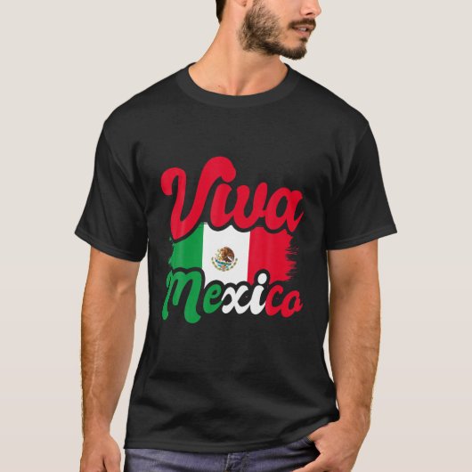 Mexicaanse Pride Mexico City Gift Viva Mexico T-shirt (Voorkant)