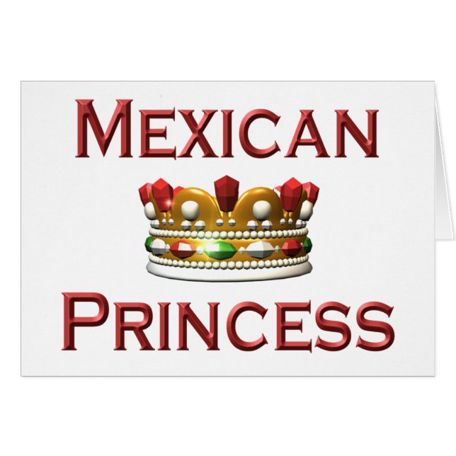 Mexicaanse prinses (Voorkant Horizontaal)