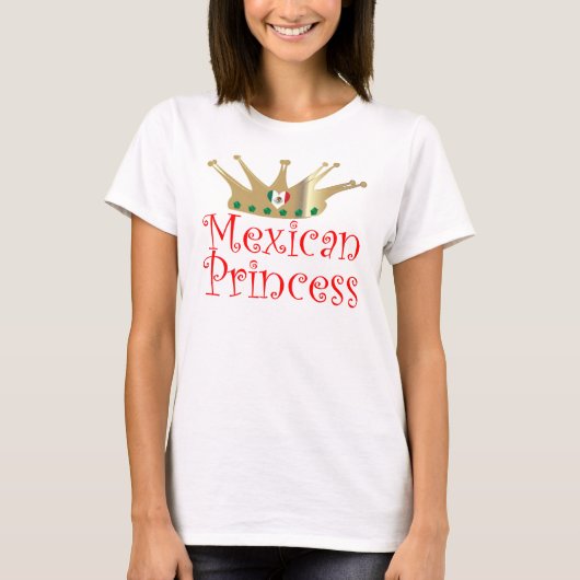 Mexicaanse prinses t-shirt (Voorkant)