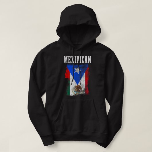 Mexicaanse Puerto Rican Mix Mexico Puerto Rico Pri Hoodie (Design voorkant)
