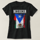 Mexicaanse Puerto Rican Mix Mexico Puerto Rico Pri T-shirt (Design voorkant)