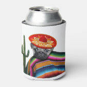 Mexicaanse pug dog koelbox blikjeskoeler (Blikje Voorkant)