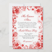 Mexicaanse Quinceañera Kaart (Voorkant)