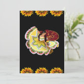 Mexicaanse Quinceanera Théreuze uitnodigingen (Staand voorkant)