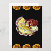 Mexicaanse Quinceanera Théreuze uitnodigingen (Voorkant / Achterkant)