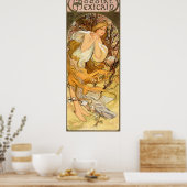 Mexicaanse reclame voor chocolade Poster (Keuken)