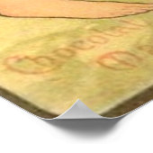 Mexicaanse reclame voor chocolade Poster (Hoek)