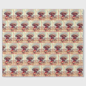 Mexicaanse Red Chili Pepper gitarist Cadeaupapier (Vlak)