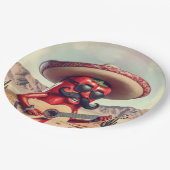 Mexicaanse Red Chili Pepper gitarist Papieren Bordje (Gekanteld)