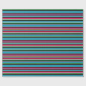 Mexicaanse regenboogstripes cadeaupapier (Vlak)