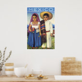 Mexicaanse Reisposter Mexicaanse Kunst Kinderen Pr Poster (Keuken)
