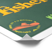 Mexicaanse Reisposter Mexicaanse Kunst Visser Prin Poster (Hoek)
