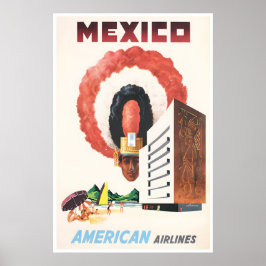 Mexicaanse Reisposter Mexicaanse Print Amerikaanse