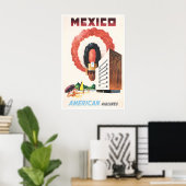 Mexicaanse Reisposter Mexicaanse Print Amerikaanse (Thuiskantoor)