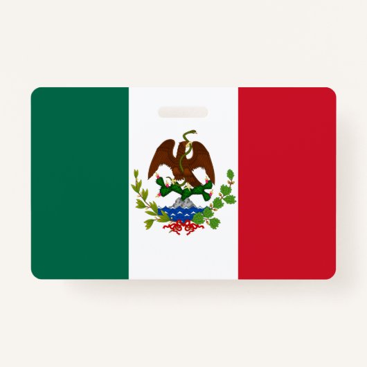 Mexicaanse Republiek Vlag: 1824-1835, Santa Anna Badge (Voorkant)