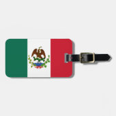 Mexicaanse Republiek Vlag: 1824-1835, Santa Anna Bagagelabel (Voorkant horizontaal)