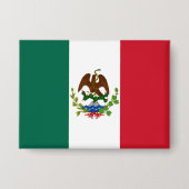 Mexicaanse Republiek Vlag: 1824-1835, Santa Anna Button (Voorkant)