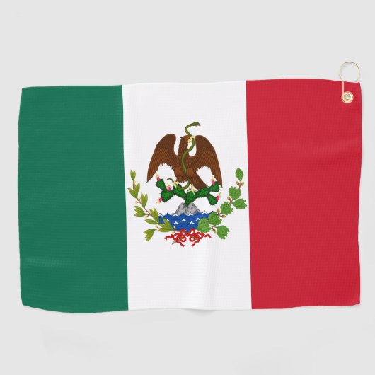 Mexicaanse Republiek Vlag: 1824-1835, Santa Anna Golfhanddoek (Horizontaal)