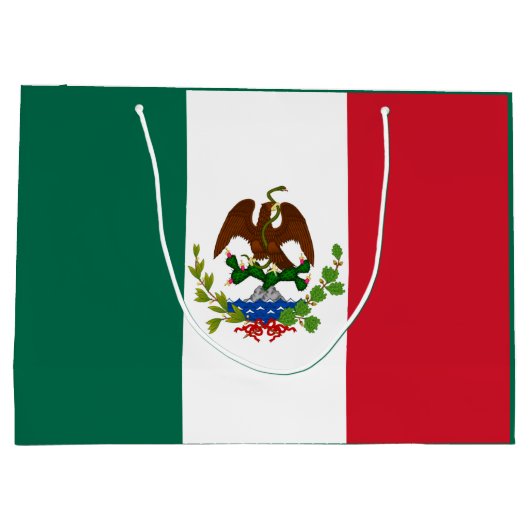 Mexicaanse Republiek Vlag: 1824-1835, Santa Anna Groot Cadeauzakje (Achterkant)