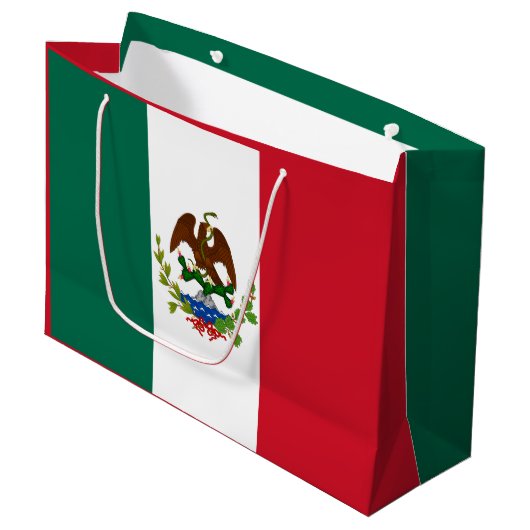 Mexicaanse Republiek Vlag: 1824-1835, Santa Anna Groot Cadeauzakje (Voorkant Gekanteld)