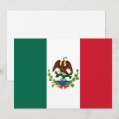 Mexicaanse Republiek Vlag: 1824-1835, Santa Anna Kaart (Voorkant / Achterkant)