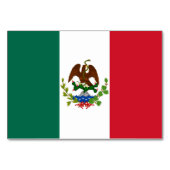 Mexicaanse Republiek Vlag: 1824-1835, Santa Anna Kaart (Achterkant)