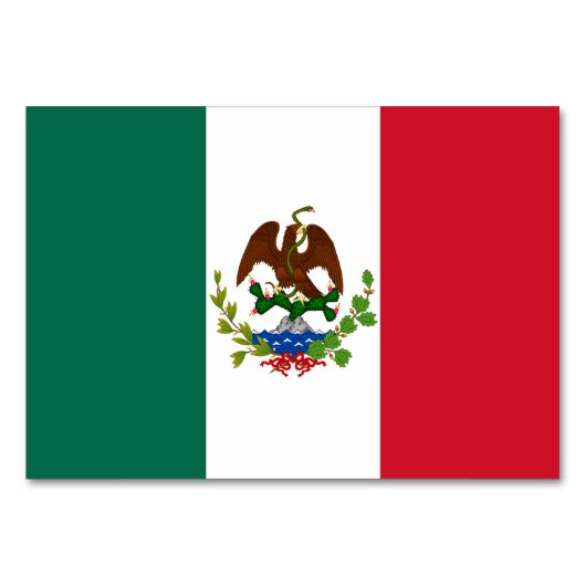 Mexicaanse Republiek Vlag: 1824-1835, Santa Anna Kaart (Voorkant)