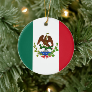 Mexicaanse Republiek Vlag: 1824-1835, Santa Anna Keramisch Ornament