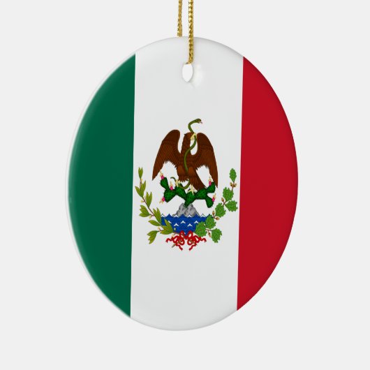 Mexicaanse Republiek Vlag: 1824-1835, Santa Anna Keramisch Ornament (Rechts)