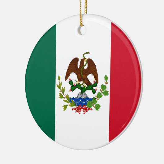 Mexicaanse Republiek Vlag: 1824-1835, Santa Anna Keramisch Ornament (Links)