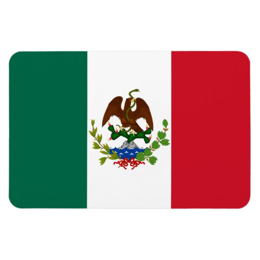 Mexicaanse Republiek Vlag: 1824-1835, Santa Anna Magneet (Horizontaal)