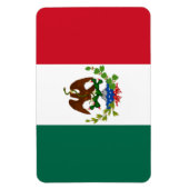 Mexicaanse Republiek Vlag: 1824-1835, Santa Anna Magneet (Verticaal)