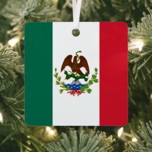 Mexicaanse Republiek Vlag: 1824-1835, Santa Anna Metalen Ornament