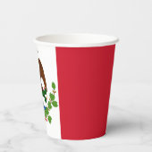 Mexicaanse Republiek Vlag: 1824-1835, Santa Anna Papieren Bekers (Achterkant)