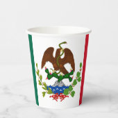 Mexicaanse Republiek Vlag: 1824-1835, Santa Anna Papieren Bekers (Links)