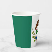 Mexicaanse Republiek Vlag: 1824-1835, Santa Anna Papieren Bekers (Voorkant)