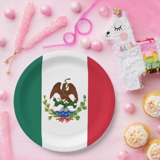 Mexicaanse Republiek Vlag: 1824-1835, Santa Anna Papieren Bordje (Feest)