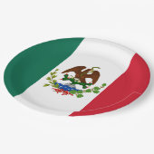 Mexicaanse Republiek Vlag: 1824-1835, Santa Anna Papieren Bordje (Gekanteld)