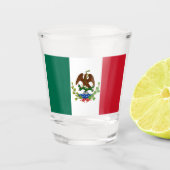Mexicaanse Republiek Vlag: 1824-1835, Santa Anna Shot Glas (Voorkant)