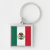 Mexicaanse Republiek Vlag: 1824-1835, Santa Anna Sleutelhanger (Voorkant)