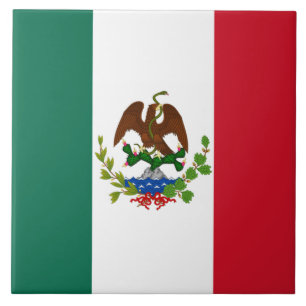 Mexicaanse Republiek Vlag: 1824-1835, Santa Anna Tegeltje