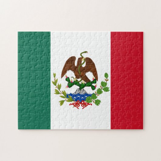 Mexicaanse Republiek Vlag 1835, Mexicanos Latino Legpuzzel (Horizontaal)