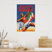 Mexicaanse Revolutie Spellen Poster Oud WW2 (Keuken)